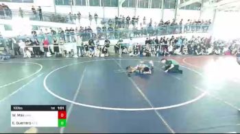 100 lbs Quarterfinal - William Max, Savage House WC vs Ehly Guerrero, AZ Cross Trained WC