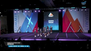 Charlotte Ultimate Cheer - Heiress [2025 L1 Youth - D2 - Small - B - WC Day 1] 2025 The Youth Summit