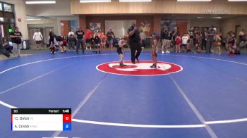 56 lbs Round 3 - Carter Delce, Virginia Slaughterhouse vs Aidyn Crabb, Red Pride Wrestling Academy