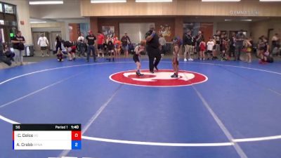 56 lbs Round 3 - Carter Delce, Virginia Slaughterhouse vs Aidyn Crabb, Red Pride Wrestling Academy