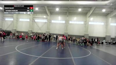 160 lbs Cons. Round 2 - Takai Saafi, Defiant vs Ryker Fowler, Champions Wrestling Club