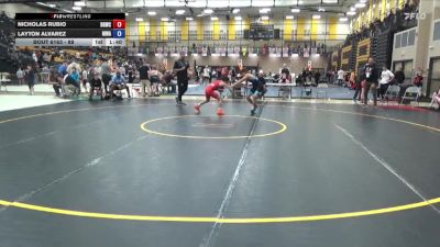 88 lbs Champ. Round 5 - Nicholas Rubio, Big Game Wrestling Club vs Layton Alvarez, Moen Wrestling Academy