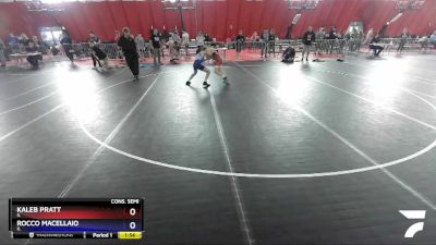 100 lbs Cons. Semi - Kaleb Pratt, IL vs Rocco Macellaio, IL