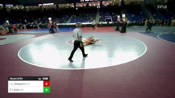 126 lbs Round Of 64 - Lincoln Despard, Agawam vs Paul Lang, Wayland