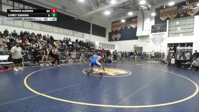 150 lbs Champ. Round 3 - Thomas Alvarez, Mayfair vs Corey Zamora, Alta Loma