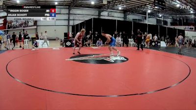 79 kg Cons. Round 2 - Riggin Boger, Jackrabbit Wrestling Club vs Julian Schott, Potomac Premier WC And RTC