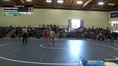 165 lbs Quarterfinal - Richard Motas, Vanguard vs Thomas Venezia, Unattached