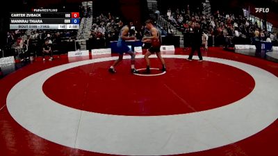 71kg Cons. Round 2 - Carter Zuback, Cowichan Valley Wrestling Club vs Mannraj Thiara, Canadian Mal Wrestling