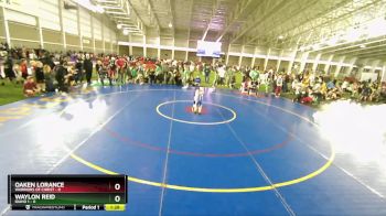 45 lbs Champ Round 1 (16 Team) - Oaken Lorance, Warriors Of Christ vs Waylon Reid, Idaho 1