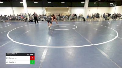 150 lbs Consi Of 64 #1 - Ryan Rector, GA vs Mason Basile, FL