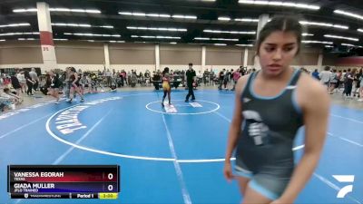 127 lbs 3rd Place Match - Vanessa Egorah, Texas vs Giada Muller, Jflo Trained