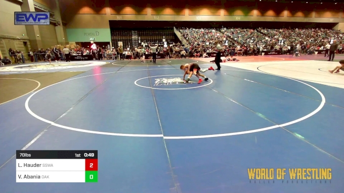 70 lbs Quarterfinal - Louie Hauder, Silver State Wrestling Academy vs ...