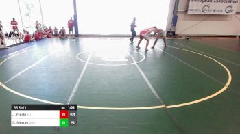 230 lbs Rr Rnd 1 - Jonah Fierle, All-American Wrestling Club vs Christian Mercer, Indiana Outlaws Silver