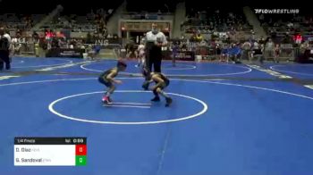 49 lbs Quarterfinal - Damian Diaz, No Nonsense vs Graham Sandoval, Standfast