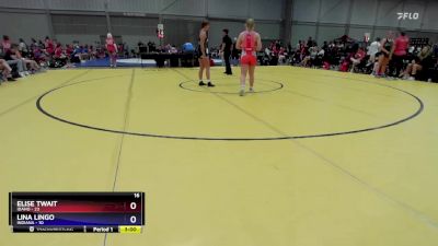 155 lbs Round 2 (8 Team) - Elise Twait, Idaho vs Lina Lingo, Indiana
