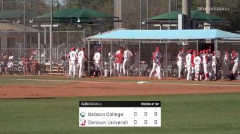 Denison University vs. Babson College - 2022 Snowbird Baseball
