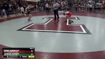 J-7 lbs Quarterfinal - Jameson Schissel, Outlaw Wrestling Club vs Derek Gerbracht, East Buchanan Mat Club