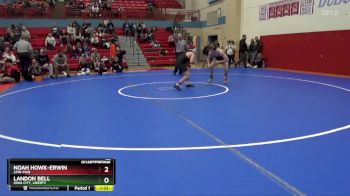 157 lbs Quarterfinal - Noah Howk-Erwin, Linn-Mar vs Landon Bell, Iowa City, Liberty