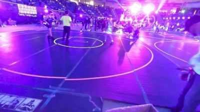 120 lbs Consi Of 16 #1 - Darryl Wiggington, Fossil Ridge High School vs Wyatt Morrow, 4 Corners Underground