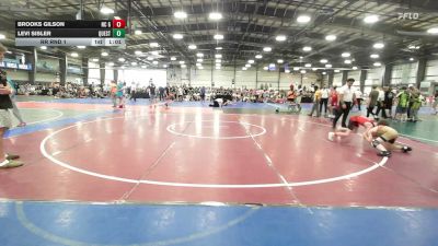80 lbs Rr Rnd 1 - Brooks Gilson, NC Gold - MS vs Levi Sisler, Quest School Of Wrestling MS - MS