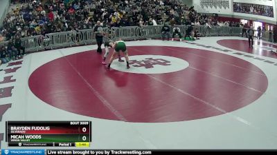 120 lbs Semifinal - Brayden Fudolig, Silverado vs Micah Woods, Virgin Valley