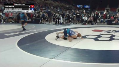 106 lbs Champ. Rd Of 16 - Ty Martin, Iowa vs Brandon Henderson, Oregon