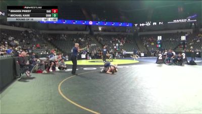 144 lbs Round Of 16 - Braden Priest, Bakersfield (CS) vs Michael Kase, Chaminade (SS)