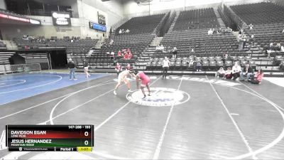 193 lbs 1st Place Match - Davidson Egan, Lone Peak vs Jesus Hernandez, Mountain Ridge