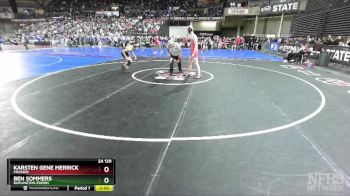 2A 120 lbs Champ. Round 1 - Ben Sommers, Burlington-Edison vs Karsten Gene Merrick, Prosser