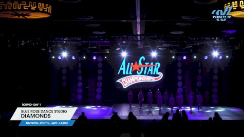 Blue Rose Dance Studio - Diamonds [2025 Youth - Jazz - Large Day 1] 2025 ASCS Dance Grand Nationals & Cheer Showdown