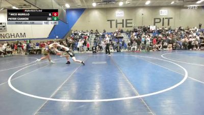 135 lbs Quarterfinal - Peter Cannon, Champions Wrestling Club vs Nico Murillo, Sanderson Wrestling Academy