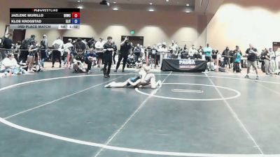 81 lbs 3rd Place Match - Jaelene Murillo, Dirty Den Wrestling Club vs Kloe Krogstad, Elite