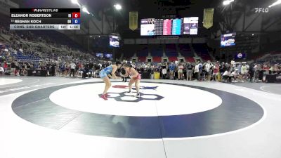 170 lbs Cons. Sub-quarters - Eleanor Robertson, IN vs Reghan Koch, OH