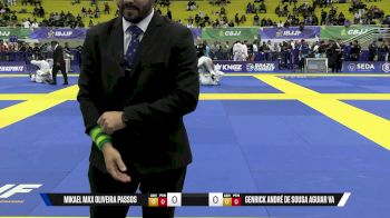 Genrick André De Sousa Aguiar Va vs Mikael Max Oliveira Passos 2025 Brasileiro Jiu-Jitsu IBJJF