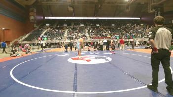 2A-285 lbs 1st Place Match - Ben Niedo, Wyoming Indian vs Jace Barton, Kemmerer