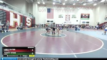 100 lbs Semifinal - Joely Slyter, Lewiston vs Tommy Stone, Eagle