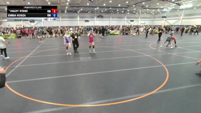 120 lbs Cons. Round 3 - Haley Stenz, Unattached vs Emma Kosza, Unattached