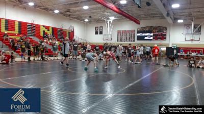 High School - 124 lbs Quarterfinals (8 Team) - Dustin Longo, Mount Olive vs Dante Glynos, Watchung Hills
