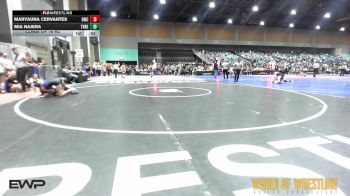 100 lbs Consi Of 16 #2 - Maryauna Cervantes, Grizzly Wrestling Club vs Mia Najera, THRESHOLD WRESTLING CLUB