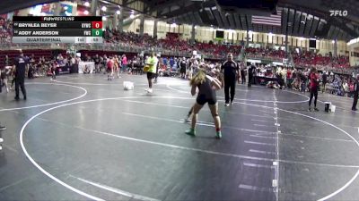 150 lbs Quarterfinal - Addy Anderson, Fremont Wrestling Club vs Brynlea Beyer, Gretna Youth Wrestling Club