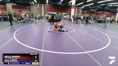 175 lbs Quarterfinal - Jack M. Ringger, Ryse Wrestling Club vs Isaac Zapata, 512 Outlaw Wrestling