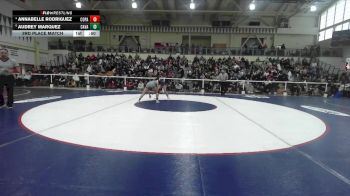 105 lbs 3rd Place Match - Annabelle Rodriguez, College Park vs Audrey Marquez, Castro Valley