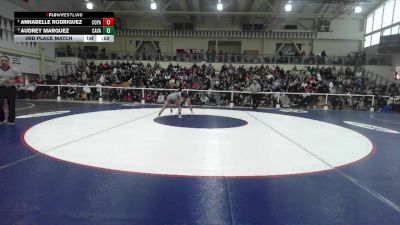 105 lbs 3rd Place Match - Annabelle Rodriguez, College Park vs Audrey Marquez, Castro Valley