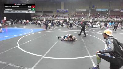 66 lbs Rr Rnd 2 - Wesley Moreno, Adams City WC vs Liam Watts, Thoroughbred