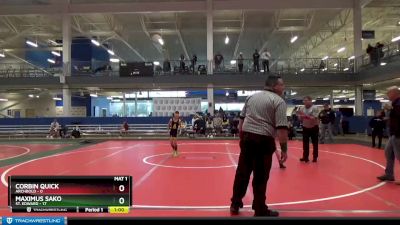 60 lbs Finals (2 Team) - Corbin Quick, Archbold vs Maximus Sako, St. Edward