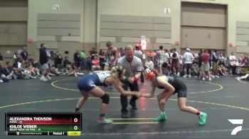 116 lbs Round 5 (10 Team) - Alexandra Thovson, POWA vs Khloe Weber, Beast Mode WA Pink