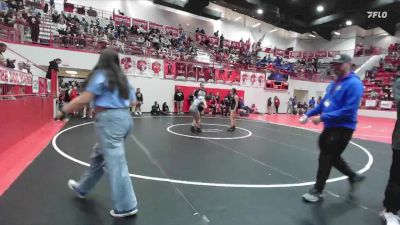 JH 126 lbs Champ. Round 1 - Abby Morgan, NOBLE vs Ezmeralda Lopez, LAWTON