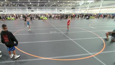 90 lbs Champ. Round 2 - Jaxon Sanders, Unattached vs Calvin Babcock, Unattached