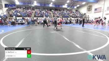 100 lbs Quarterfinal - Brock Mefford, Tiger Trained Wrestling vs Jacob Gomez, Salina Wrestling Club