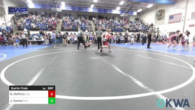 100 lbs Quarterfinal - Brock Mefford, Tiger Trained Wrestling vs Jacob Gomez, Salina Wrestling Club